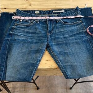 Ag Adriano Goldschmied Blue Straight Leg Jeans